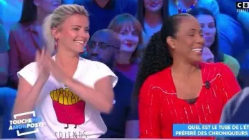 Le tee shirt Friends de Kelly Vedovelli dans Touche pas à mon poste le 16.05.2019