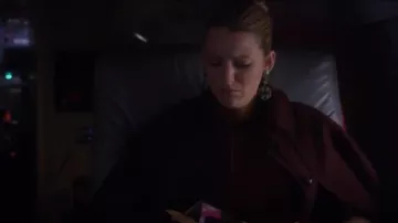 Hexagone boucle d'Oreille portées par Serena van der Woodsen (Blake Lively) dans Gossip Girl Saison 6 Episode 10