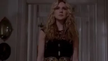 Free People French Court Slip worn by Misty Day (Lily Rabe) in American Horror Story (S03E13)