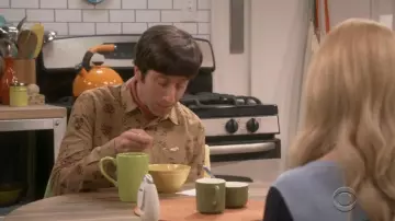 Your Neighbors Ornate Floral Button Down Shirt worn by Howard Wolowitz (Simon Helberg) in The Big Bang Theory (S12E22)