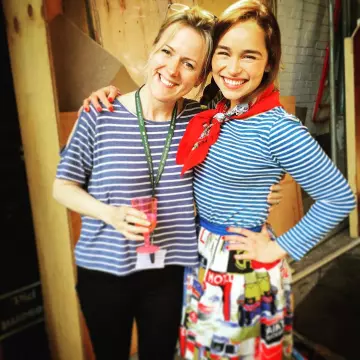 La marinière portée par Emilia Clarke sur son compte Instagram @emilia_clarke