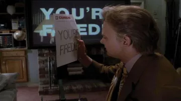 The reply to the fax of "YOU'RE FIRED!!!" Marty Mcfly (michael j. fox) in Back to the future 2