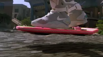 The replica 2011 sneakers Nike Air Mag worn by Marty McFly (Michael J. Fox) in back to the future 2