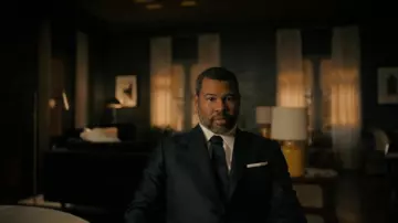 two-piece suit worn by Narrator (Jordan Peele) in The Twilight Zone (S01E01)