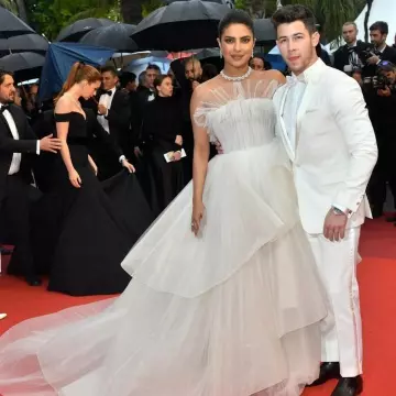 Georges Hobeika Bridal Dress worn by Priyanka Chopra at 2019 Cannes Film Festival