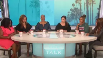 Ban.Do Good Mood Sweatshirt worn by Eve on The Talk May 16,2019