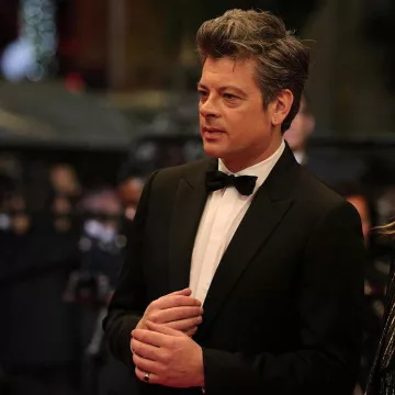 The suit jacket black Celine by Benjamin Biolay on the account instagram @utzpeter