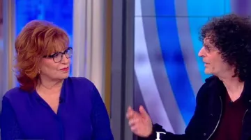 Elie Tahari Smockée en Georgette de Soie Chemisier porté par Joy Behar sur La Vue Peut 16,2019