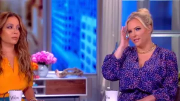 L.K. Bennett  Ellora Jumpsuit worn by Meghan McCain on The View May 17,2019