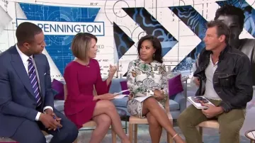 Tory Burch Moments Heureux Maj Robe portée par Sheinelle Jones, aujourd'Hui, Peut 15,2019