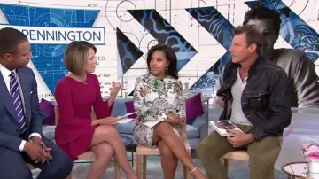 Eliza J  Ruffled Bell-Sleeve A-Line Dress worn by Dylan Dreyer on Today May 15,2019