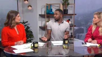 A.L.C.  Luca Top usado por Carissa Loethen Culiner en E! Noticias mayo 15,2019