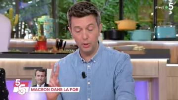 La camisa vaquera usada por Maxime Switek en Cà vous del 21 de mayo de 2019