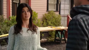 Free People These Days Fine Gauge Sweater worn by Dr. Samantha Lake (Adrianne Palicki) in About a Boy (S01E12)