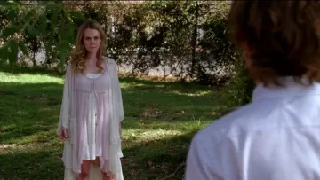 Kimchi Blue Romantic Pleated Chiffon Cami worn by Abbie Cobb in Criminal Minds (S10E06)
