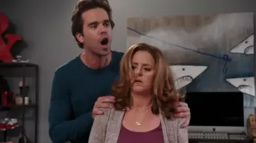 Original Penguin  Reversible Long Sleeved Shirt of Will (David Walton) in About a Boy (S02E08)