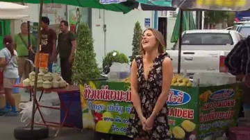 Bleu Vie Heartbreaker Robe portée par JoJo Fletcher dans La Bachelorette (S12E09)