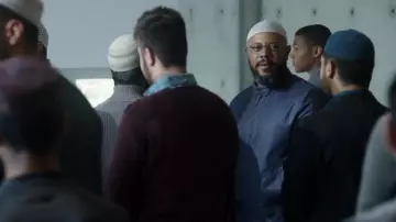 Ted Baker Coated linen bomber jacket worn by Benjamin Miles 'C-Note' Franklin (Rockmond Dunbar) in Prison Break (S05E02)