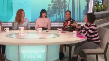 Asos Embroidered Mini Dress worn by Eve on The Talk May 20,2019