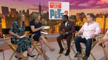 Shoshanna Dinan Dress worn by Jenna Bush Hager on Today
