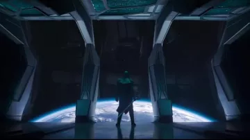 El martillo de Ronan el Acusador (Lee Pace) como se ve en Capitana Marvel