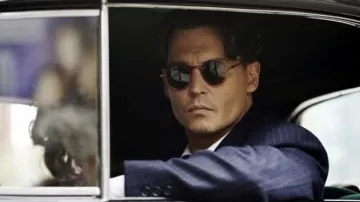 Gafas de sol de John Dillinger (Johnny Depp) como se ve en Public Enemies