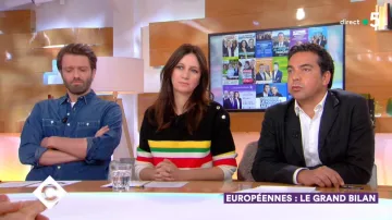 Marion Ruggiéri's World Inscription Stripes Sweater in C à vous