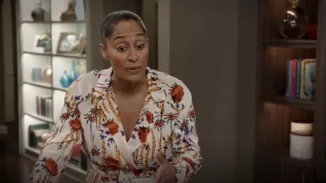 Rachel Comey Fracasser la Robe portée par arc-en-ciel Johnson (Tracee Ellis Ross) black-ish (S05E23)