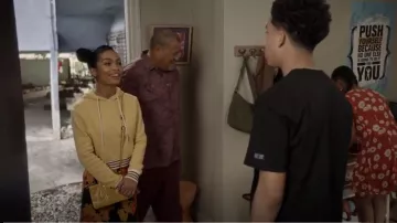 Topshop Linéaire Floral Midi Jupe portée par Zoey Johnson (Yara Shahidi) black-ish (S05E23)