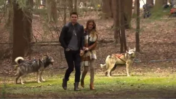 Frye Laurie Harness Short Boots worn by JoJo Fletcher in The Bachelorette (S12E04)