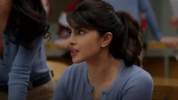 Bonnie Jonas Clou à Tête de Goujon de Boucles d'oreilles portées par Alex Parrish (Priyanka Chopra) à Quantico (S01E09)