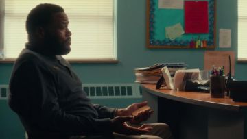 Dark long sleeve polo shirt worn by Anthony Anderson in Beats