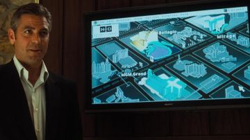 Sony Bravia TV as seen in Ocean's Eleven