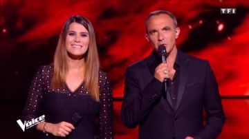 The Combi short bi on Karine Ferri in The Voice : the most beautiful voice in 25/05/2019