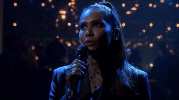 The top transparent Maze / Mazikeen (Lesley-Ann Brandt) in Lucifer S04E09