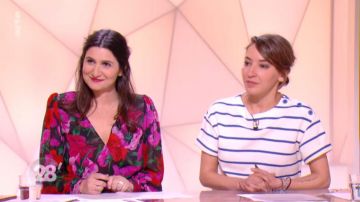 The flower dress of Anne Rosencher in 28 minutes of 09/04/2019