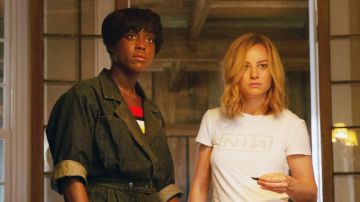 The plate identity of Carol Danvers / To / Captain Marvel (Brie Larson) in Captain Marvel