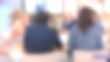 Blusa estampada de Anne-Élisabeth Lemoine en Cà vous del 27 de mayo de 2019