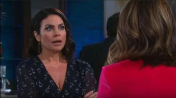 Ba&Sh Memory Floral Silk Chiffon Dress worn by Chloe Lane (Nadia Bjorlin) as seen in Days of Our Lives May 24, 2019