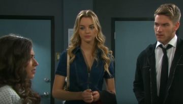 Alice + Olivia Gorgeous Jumpsuit de AO. LA usado por Claire Brady (Olivia Rose Keegan) como se ve en Days of Our Lives 22 de febrero de 2019