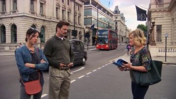 Etoile Isabel Marant  Calista Leather Jacket worn by April Ludgate (Aubrey Plaza) in Parks and Recreation (S06E01)