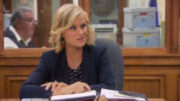 Marc Jacobs Puzzle Print Tank Top by Marc worn by Leslie Knope (Amy Poehler) in Parks and Recreation (S06E04)