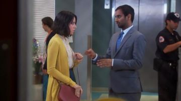 Cooperative at Urban Outfitters Classic Saddle Flap Crossbody Bag worn by April Ludgate (Aubrey Plaza) in Parks and Recreation (S06E05)