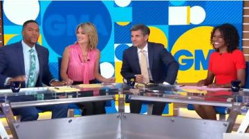 LK Bennett Trinu Dress worn by Janai on Good Morning America May 23,2019