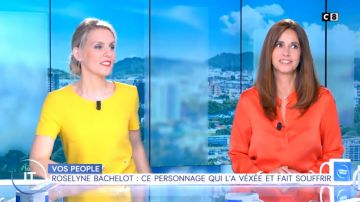 La robe jaune à œillets de Sandra Ferreira dans William à midi du 24/05/2019