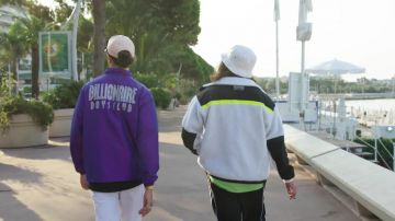 La veste Billionaire Boys Club portée par Charles Vicomte dans le clip Champagne & Pérou de Lorenzo