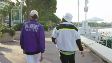 La veste Billionaire Boys Club portée par Charles Vicomte dans le clip Champagne & Pérou de Lorenzo