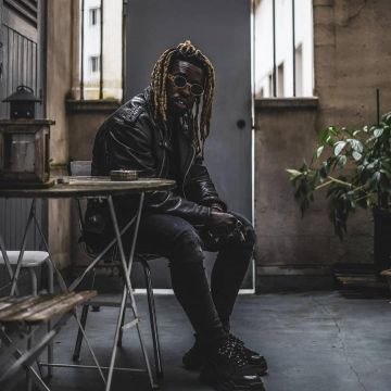 La paire de Balanciaga Triple S noires de Jok'Air sur son compte Instagram @bigdaddyjok
