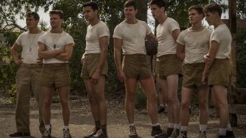 The short military worn by Orr (Graham Patrick Martin) in Catch-22
