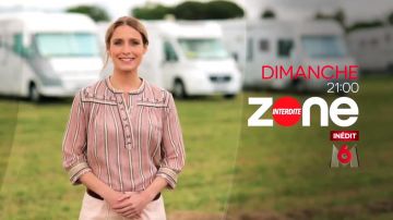 The blouse with stripes of Florence Trainar in the Forbidden Zone of the 02/06/2019